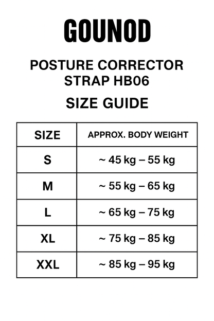 Posture Corrector Brace – Adjustable Back & Shoulder Support